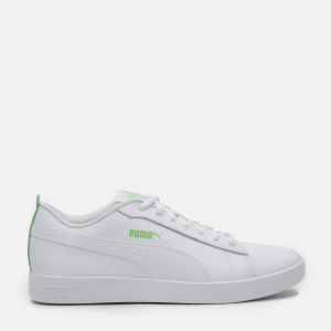 Кеды Puma Smash Wns V2 L 36520828 37 (4) 23 см White-Summer Green (4063697792654) лучшая модель в Николаеве