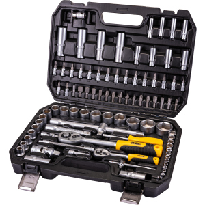 Набор ключей и насадок торцевых Mastertool CV 1/4" и 1/2" 94 шт (78-5094) ТОП в Николаеве