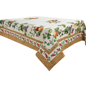 Скатертина гобеленова Lefard Home Textile Гранати 140x140 см (732-130) в Миколаєві