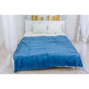 Плед MirSon №1002 Damask Blue 200x230 (2200002981651) в Миколаєві