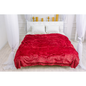 Плед MirSon №1005 Damask Red 150x200 (2200002979993) в Николаеве