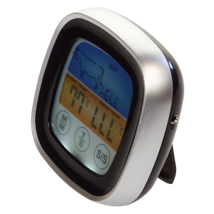 Электронный термометр для мяса Supretto с ЖК дисплеем Серебро (5982-0001) в Николаеве