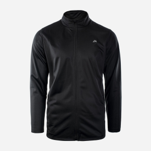 Спортивна кофта Martes Essentials Raylon-Black M Чорна (5902786258208) краща модель в Миколаєві