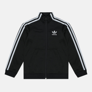 Спортивна кофта дитяча Adidas Track FM5681 140 см Black (4062054668298) краща модель в Миколаєві