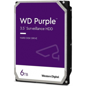 Накопичувач HDD SATA 6.0TB WD Purple 5400rpm 128MB (WD62PURZ)