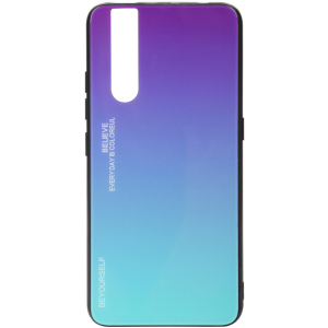 Панель BeCover Gradient Glass для Vivo V15 Pro Purple-Blue краща модель в Миколаєві