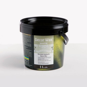 Білий віск для декоративної штукатурки Ельф Decor Wax White 1л краща модель в Миколаєві