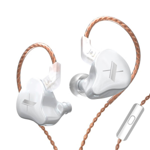 Наушники KZ ZS5 (EDX) с микрофоном white ТОП в Николаеве