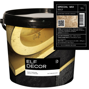 Декоративный воск Elf DecorSpecial Wax 1 л Gold (mba1d124w) лучшая модель в Николаеве