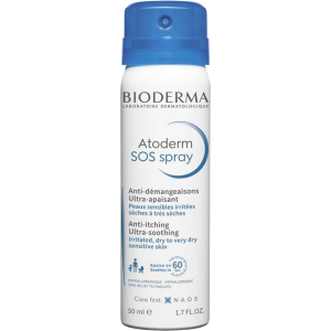 Спрей Atoderm SOS Spray Анти-свербіж Ультразаспокійливий 50 мл (3401528546402) краща модель в Миколаєві