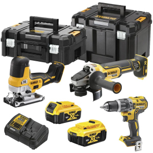 Набір із трьох акумуляторних безщіткових інструментів DeWalt DCK329P2T надійний