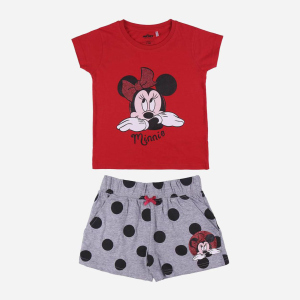 Комплект (футболка + шорты) Disney Minnie 2200007019 146 см (11 лет) Красный (8427934548286)