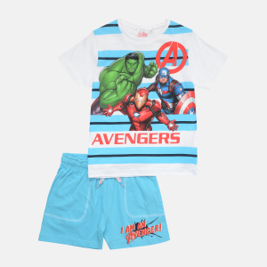 Комплект (футболка + шорти) Disney Avengers C UE1067 116 см Білий (3609084714567) в Миколаєві