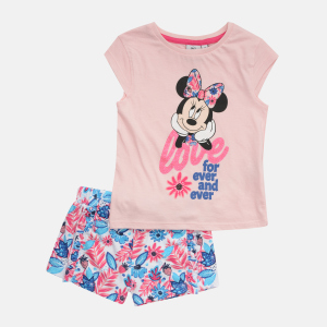 Комплект (футболка + шорти) Disney Minnie UE1098 104 см Рожевий (3609084860967) надійний