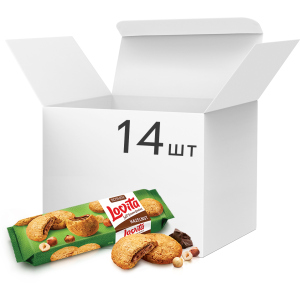Упаковка печенья Roshen Lovita Soft Cream Cookies hazelnut 170 г x 14 шт (4823077633416) в Николаеве