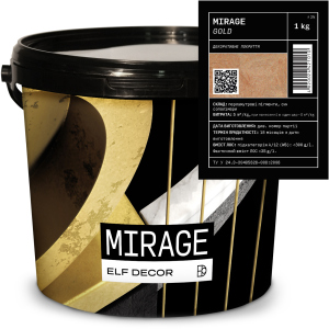 Декоративна штукатурка Elf Decor Mirage 0.5 - 1 мм 1 кг Gold (mba1mgold) в Миколаєві