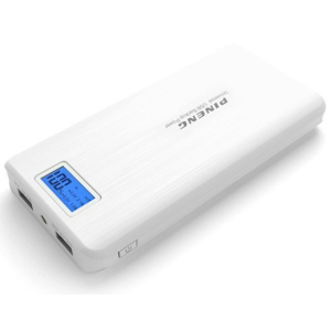 Портативная Универсальная батарея Power Bank PINENG PN999 20000 mAh Белый лучшая модель в Николаеве