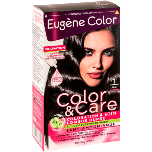 Краска для волос Eugene Perma без аммиака Color & Care 1 Черный 125 мл (3140100336191)