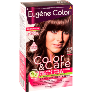 Фарба для волосся Eugene Perma без аміаку Color & Care 4.15 Шатен Попелястий Червоне Дерево 125 мл (3140100336252)