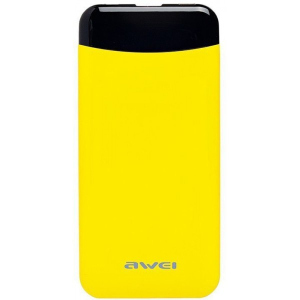 Портативна батарея 10000 mAh AWEI P68K Power Bank Li-Polimer Yellow