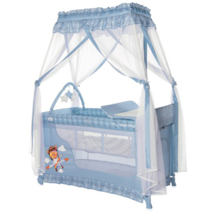 Манеж Lorelli Magic Sleep Blue Adventure (Чарівний сон Блю Адвент) в Миколаєві