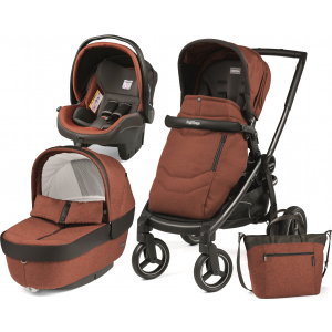 Універсальна коляска 3в1 Peg-Perego Book Plus Terracotta Теракотова (PACK02-00000000004)