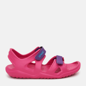 хороша модель Сандаліи Crocs Kids Swiftwater River Sandal 204988-60O-J2 33 Paradise Pink/Amethyst (0191448131217)