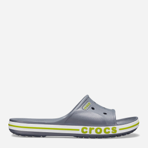 Шльопанці Crocs Bayaband Slide 205392 0A3-M7/W9 39 25 см Charcoal/Volt Green (191448189683) краща модель в Миколаєві