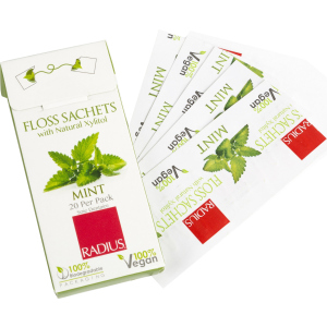 Зубная нить Radius Vegan Antibacterial Mint Floss Мята 50 м (085178001868)