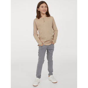 Джинсы H&M 1502-8759312 140 см Светло-серые (hm08711531972) ТОП в Николаеве