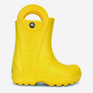 Гумові чоботи Crocs Handle Rain Boot Kids 12803-730-J3 34 Yellow (0887350027877) краща модель в Миколаєві