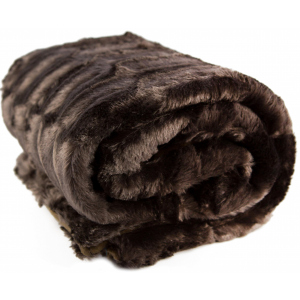 Плед LIFETIME Furry blanket Коричневий 120x150 см (871125227910-1 brown) краща модель в Миколаєві