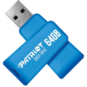 Patriot Color Quickdrives 64GB USB 3.1 Blue (PSF64GQDBL3USB) в Миколаєві