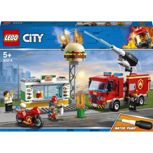 Конструктор LEGO City Пожежа у бургер-кафе 327 деталей (60214)