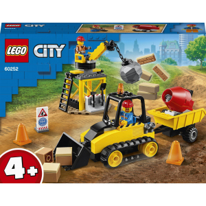 Конструктор LEGO City Great Vehicles Будівельний бульдозер 126 деталей (60252) ТОП в Миколаєві