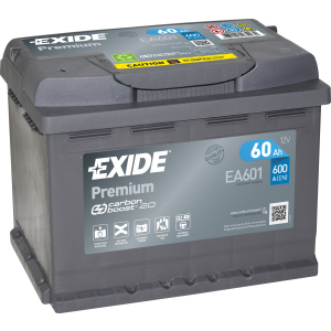 Автомобильный аккумулятор Exide Premium 60 А·ч (+/-) Euro (600EN) (EA601) лучшая модель в Николаеве