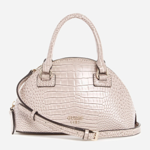 Сумка жіноча Guess Shilan Croc Mini 616 Пудрова (H2000029597572) краща модель в Миколаєві