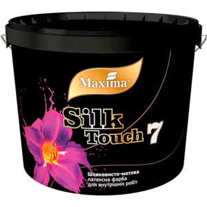 Шовковисто-матова латексна фарба "Silk Touch 7" Maxima 6 кг (4823083307875) надійний