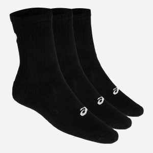 Набор носков ASICS Crew Sock 3ppk 155204-0900 39-42 (II ) 3 пары Черный (8718837138293) в Николаеве