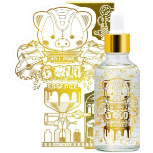 Есенція для обличчя Elizavecca Milky Piggy Hell-Pore Gold Essence з частинками 24к золота 50 мл (8809624500086) краща модель в Миколаєві