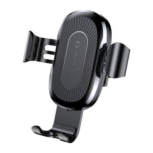 Автодержатель с функцией беспроводной зарядки Baseus Wireless Charger Gravity Car Mount black (WXYL-01)