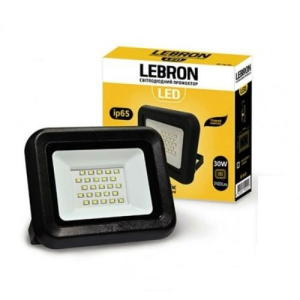 LED прожектор Lebron LF, 30W, LED, 2400Lm, 6200К (4748) ТОП в Миколаєві