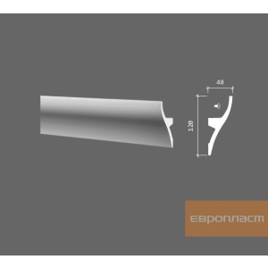 Карниз Европласт 1.50.229 (120x48)мм в Николаеве