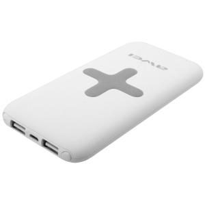 Зовнішній зарядний пристрій Power Bank AWEI P98K з бездротовою зарядкою White в Миколаєві