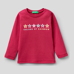 Футболка з довгими рукавами United Colors of Benetton 3I9WC15BX.P-04L 98 см (8300895499234) краща модель в Миколаєві