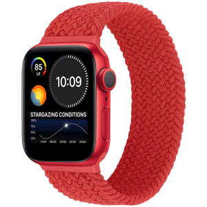 Ремінець Promate Fusion-40M для Apple Watch 38-40 мм 1/2/3/4/5/6/SE Red (fusion-40m.red) в Миколаєві