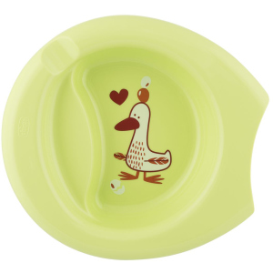 Тарелка Chicco Easy Feeding Plate 6м+ Салатовый (16001.40.30) (2900990802425)