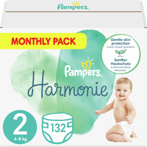 купити Підгузки Pampers Harmonie Mini Розмір 2 (4-8 кг) 132 шт (8006540156384)