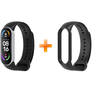 Xiaomi Mi Band 6 MiJobs Dual Color Black/Grey (MJ6-DSS002BG) краща модель в Миколаєві