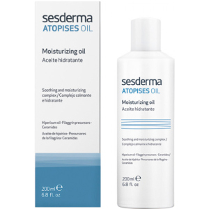 Олія зволожуюча Sesderma Oil Moisturizing Atopises для чутливої, схильної до акне шкіри 200 мл (8429979434555) краща модель в Миколаєві